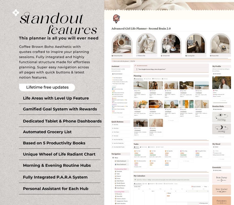 All-in-One Life Planner – Notion Template (50+ Templates)