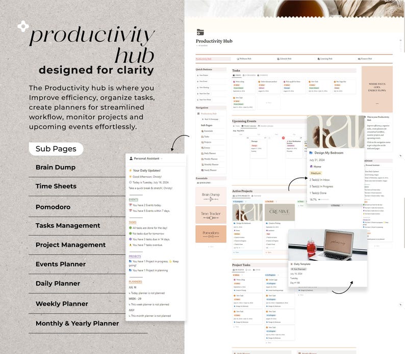 All-in-One Life Planner – Notion Template (50+ Templates)