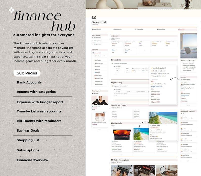 All-in-One Life Planner – Notion Template (50+ Templates)