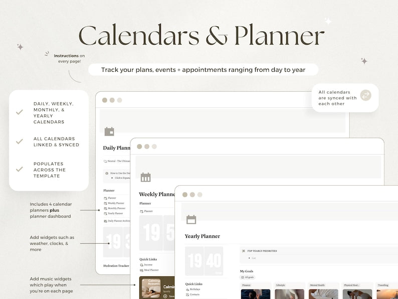 Ultimate Notion Life Planner Template