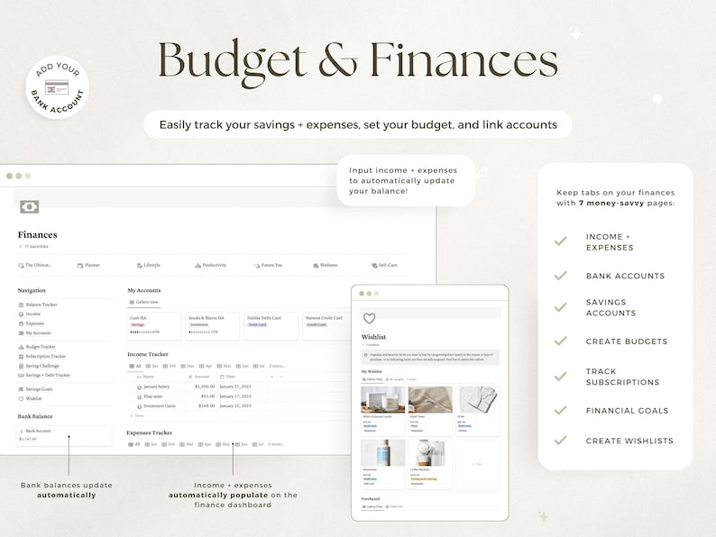 Ultimate Notion Life Planner Template