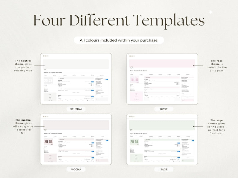 Ultimate Notion Life Planner Template